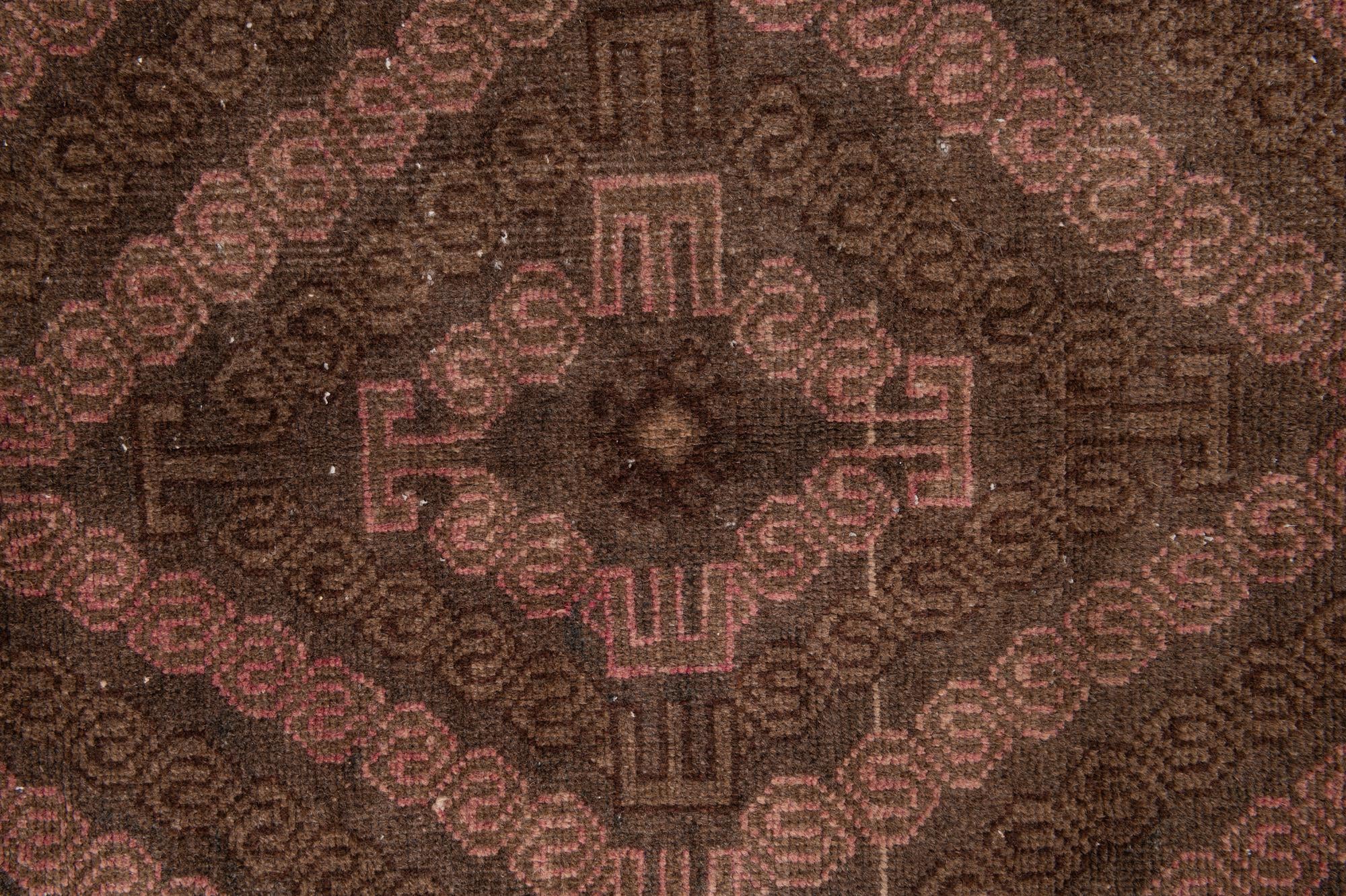 3' 5 x 6' 1 Hand Knotted Ultra Vintage Persian Wool Rug