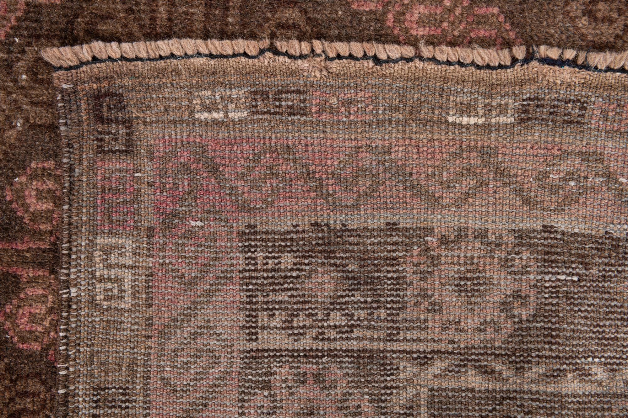 3' 5 x 6' 1 Hand Knotted Ultra Vintage Persian Wool Rug