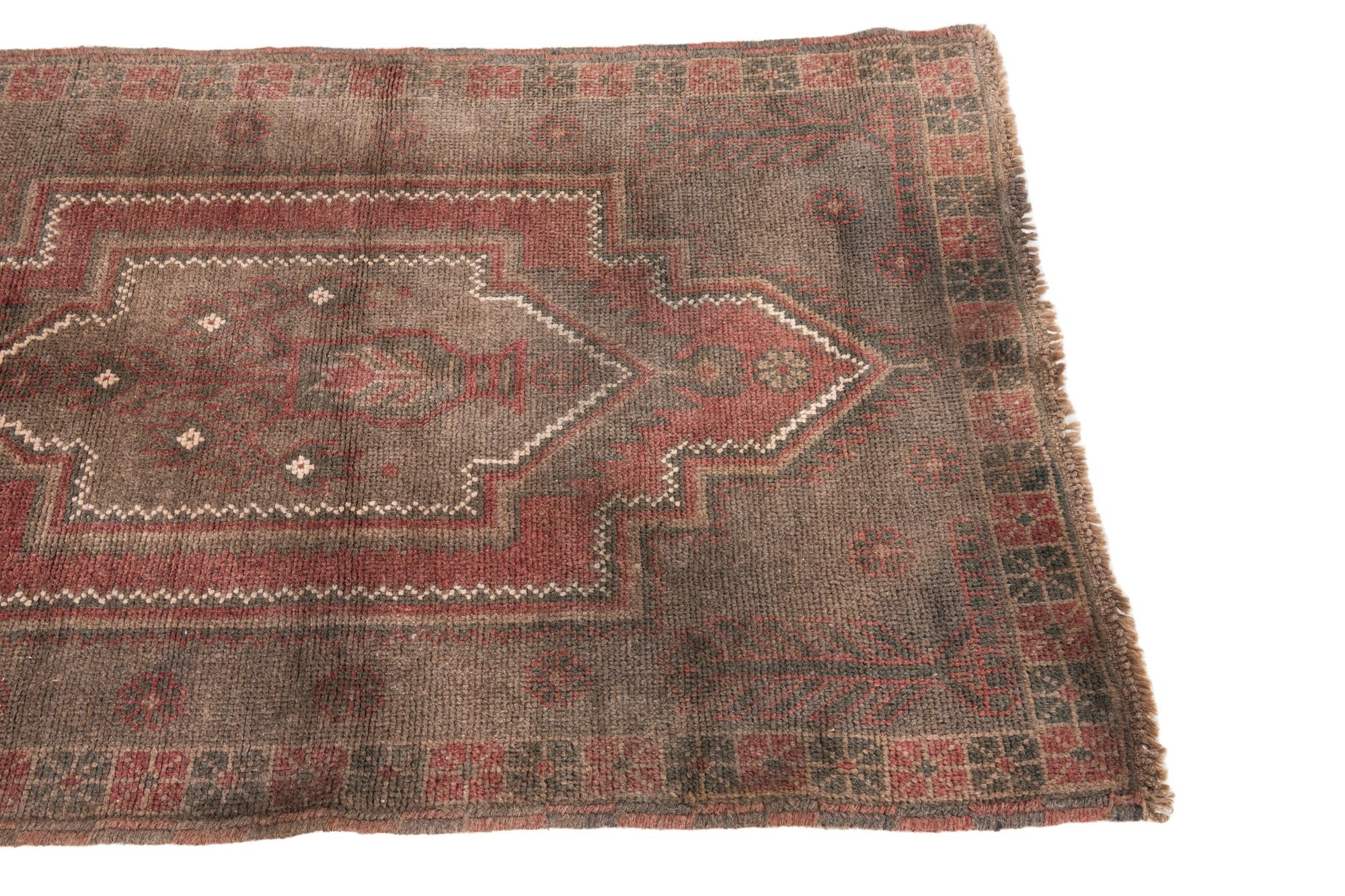 2' 10 x 4' 7 Hand Knotted Ultra Vintage Persian Wool Rug