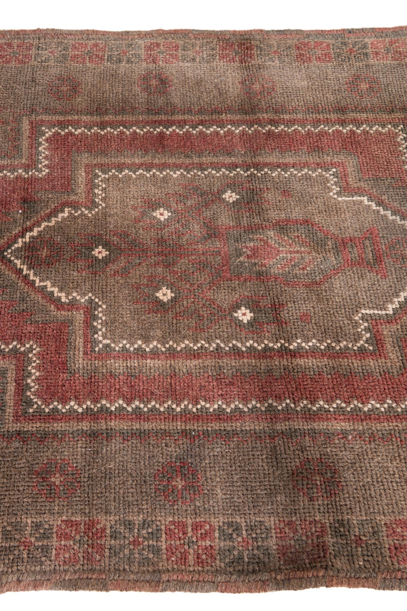 2' 10 x 4' 7 Hand Knotted Ultra Vintage Persian Wool Rug