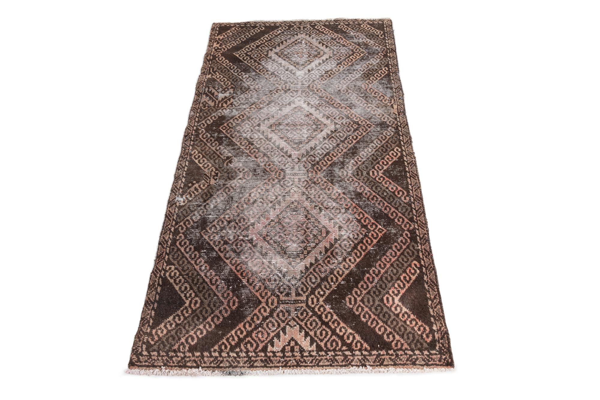 3' x 5' 10 Hand Knotted Ultra Vintage Persian Wool Rug