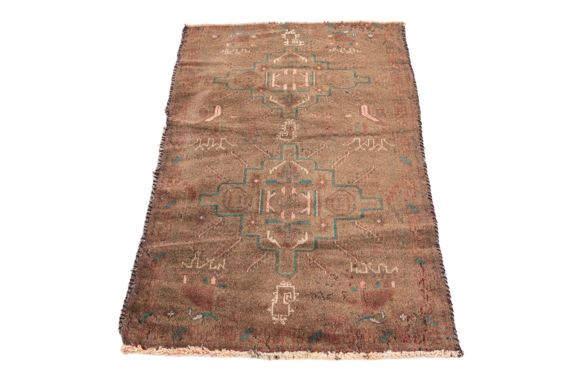 2' 8 x 4' 3 Hand Knotted Ultra Vintage Persian Wool Rug