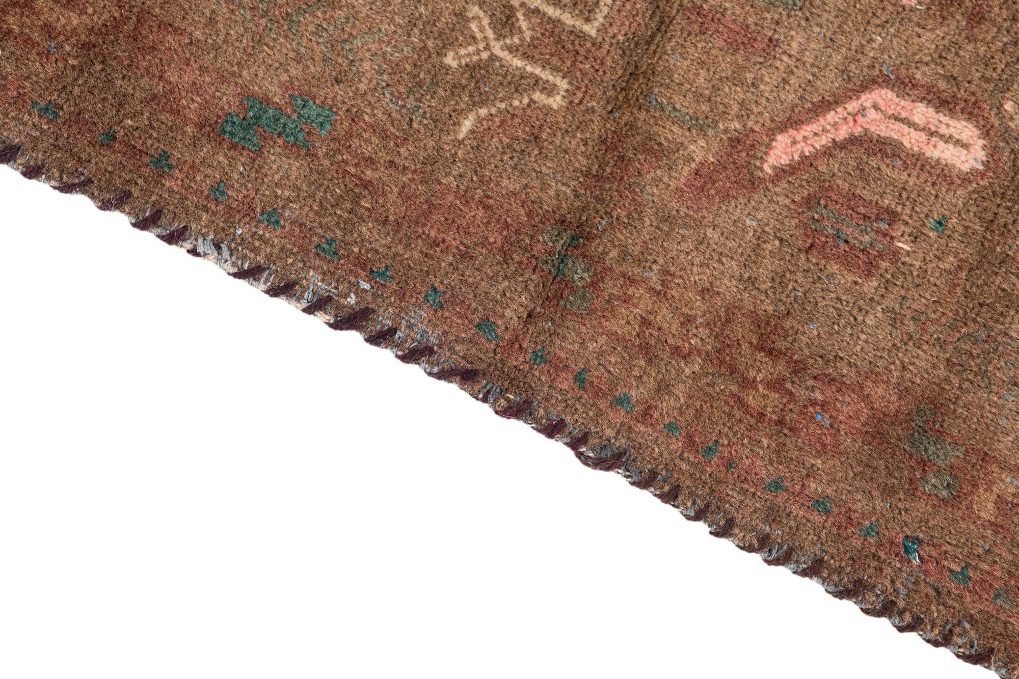 2' 8 x 4' 3 Hand Knotted Ultra Vintage Persian Wool Rug