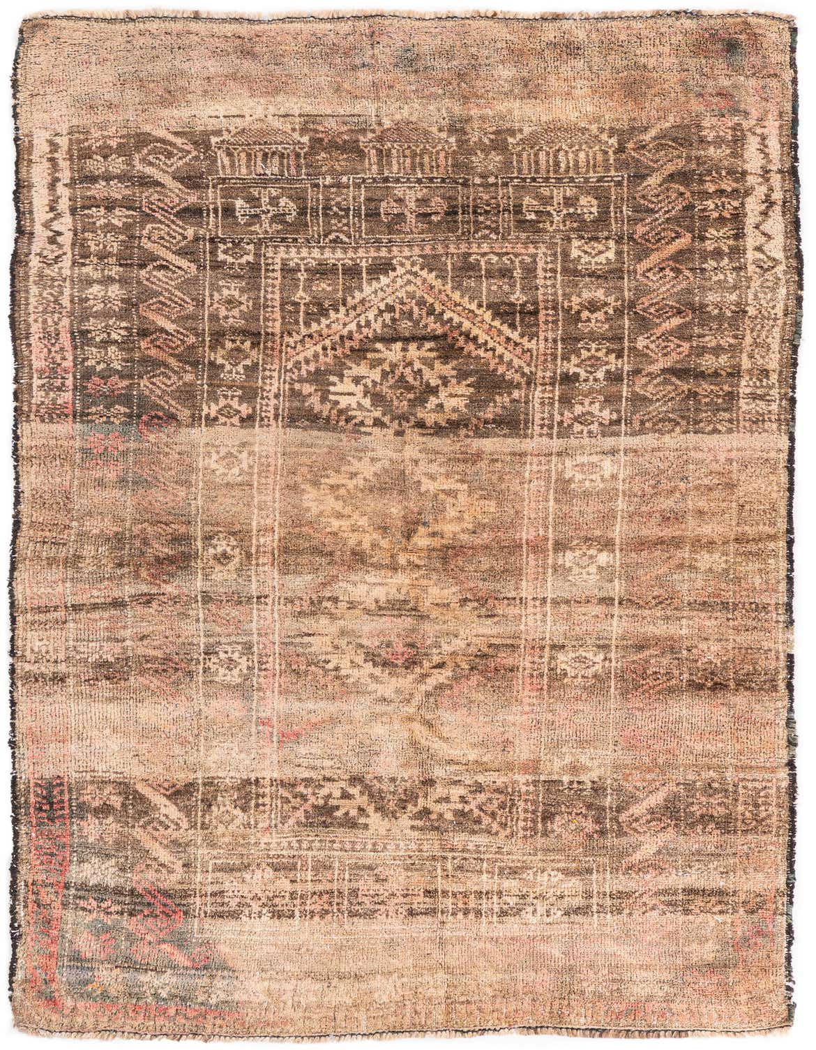 Primary image 3' x 5' 2  Hand Knotted Ultra Vintage Persian Wool Rug