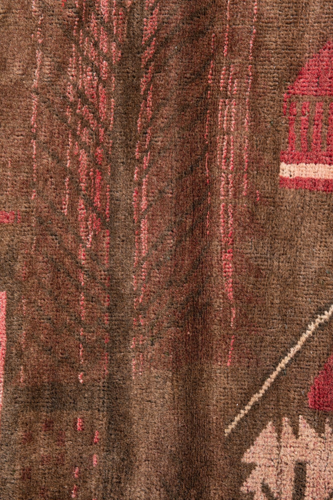 3' x 4' 8 Hand Knotted Ultra Vintage Persian Wool Rug