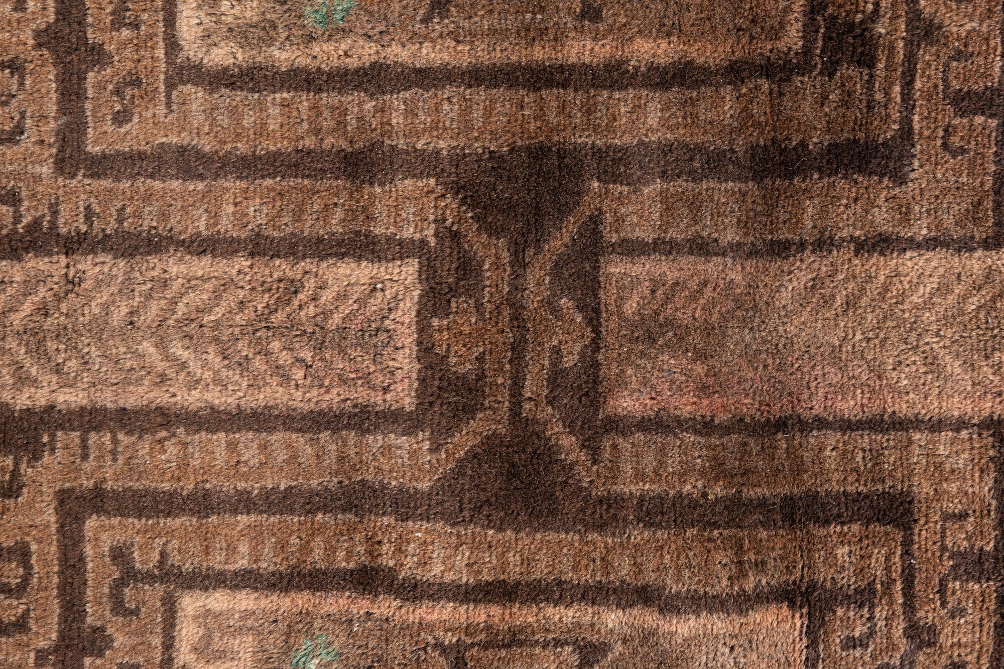 3' 4 x 6' 3 Hand Knotted Ultra Vintage Persian Wool Rug