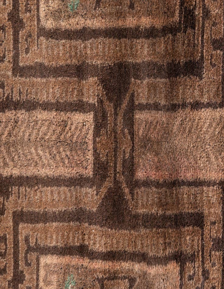 Detail image of 3' 4 x 6' 3  Hand Knotted Ultra Vintage Persian Wool Rug