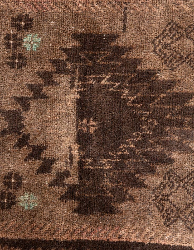 Detail image of 3' 4 x 6' 3  Hand Knotted Ultra Vintage Persian Wool Rug