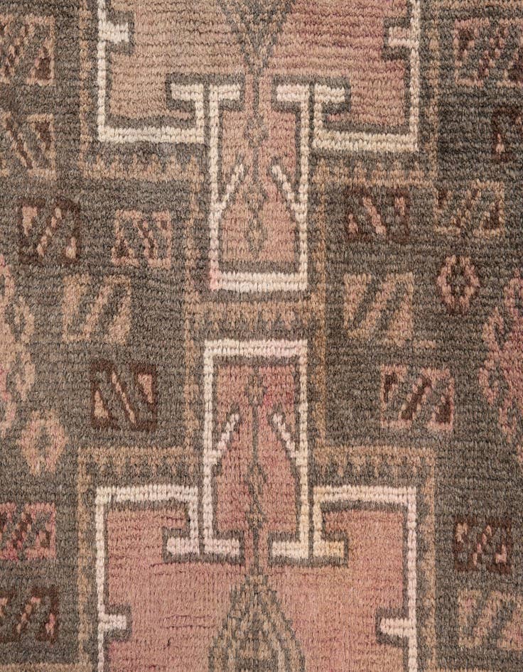 Detail image of 3' 6 x 6' 2  Hand Knotted Ultra Vintage Persian Wool Rug