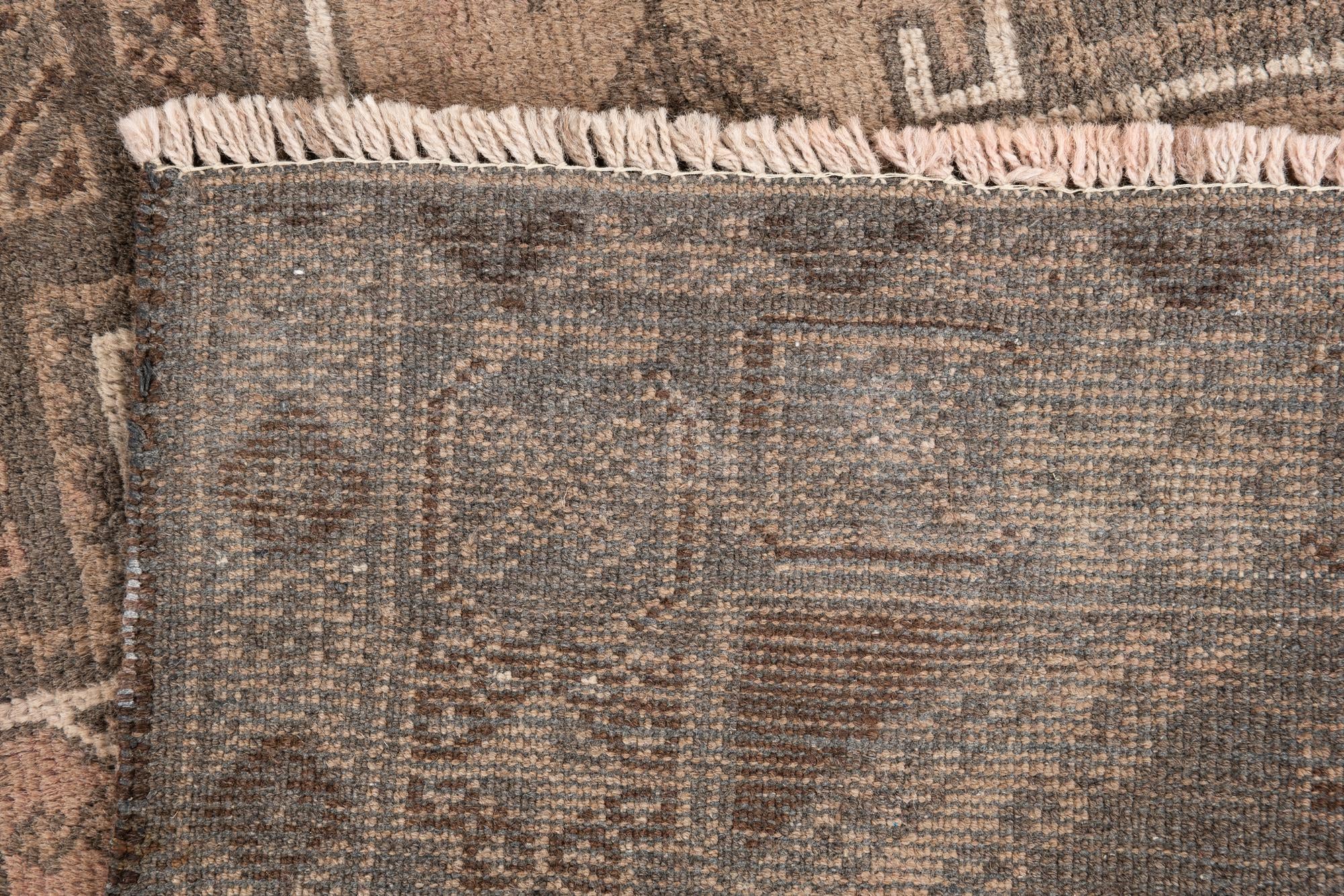 105cm x 190cm Hand Knotted Ultra Vintage Persian Wool Rug