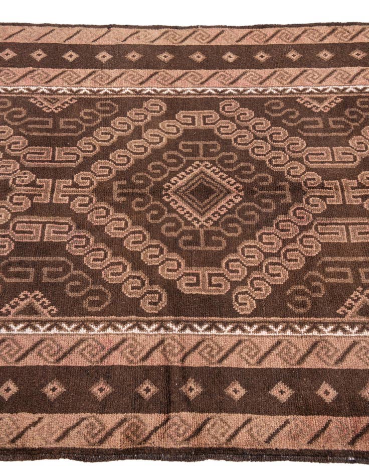 Detail image of 3' 5 x 6' 4  Hand Knotted Ultra Vintage Persian Wool Rug