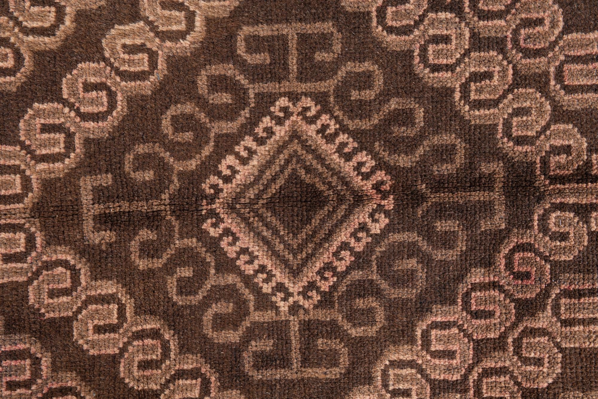 3' 5 x 6' 4 Hand Knotted Ultra Vintage Persian Wool Rug