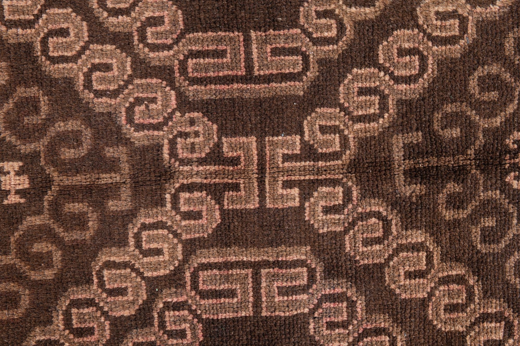 3' 5 x 6' 4 Hand Knotted Ultra Vintage Persian Wool Rug