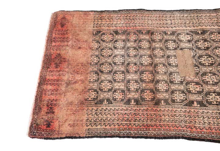 2' 9 x 5' 4 Hand Knotted Ultra Vintage Persian Wool Rug