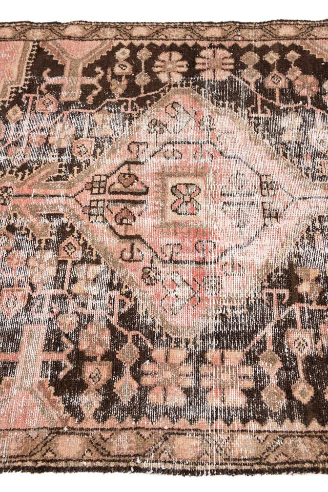 3' 7 x 5' 10 Hand Knotted Ultra Vintage Persian Wool Rug