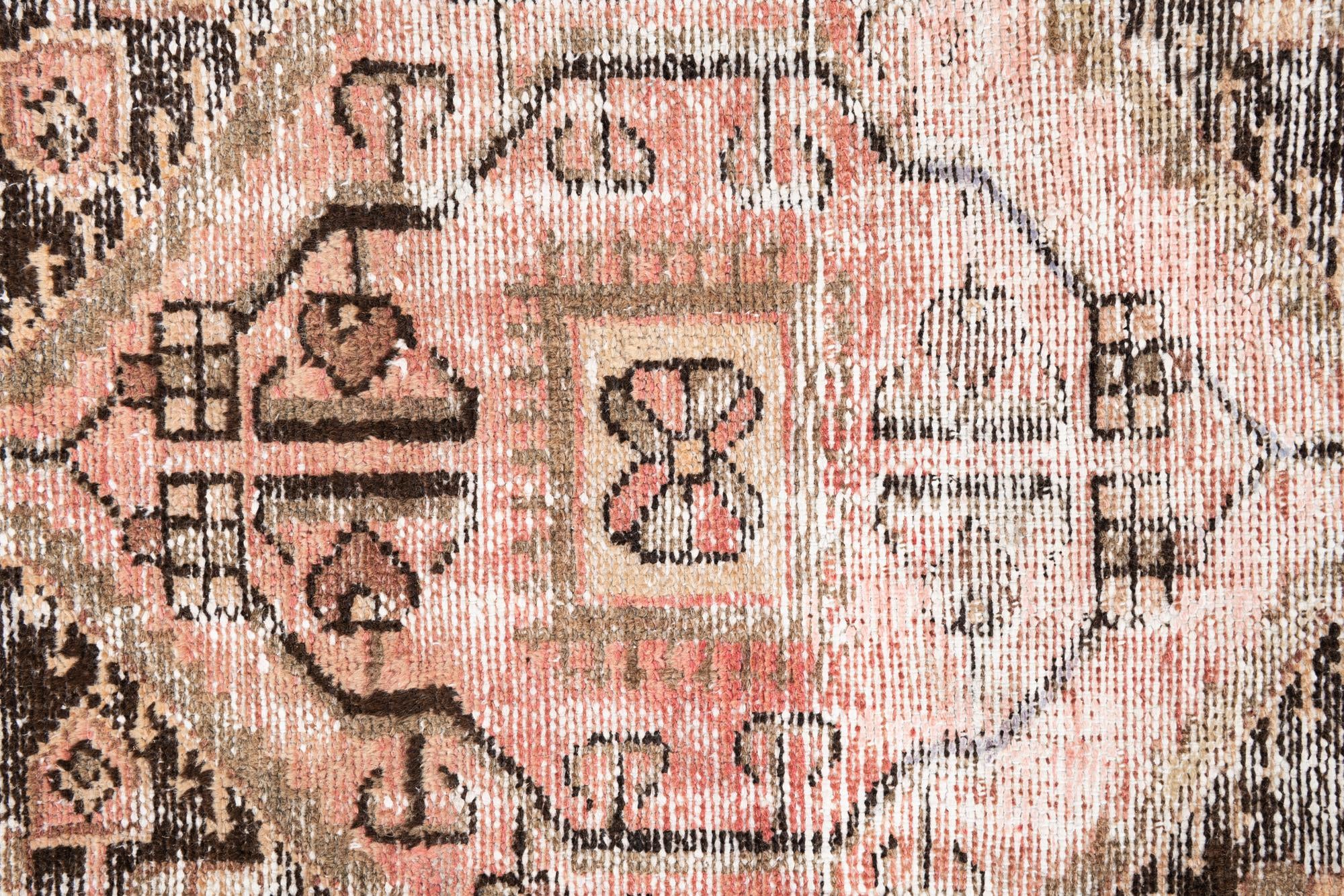 3' 7 x 5' 10 Hand Knotted Ultra Vintage Persian Wool Rug