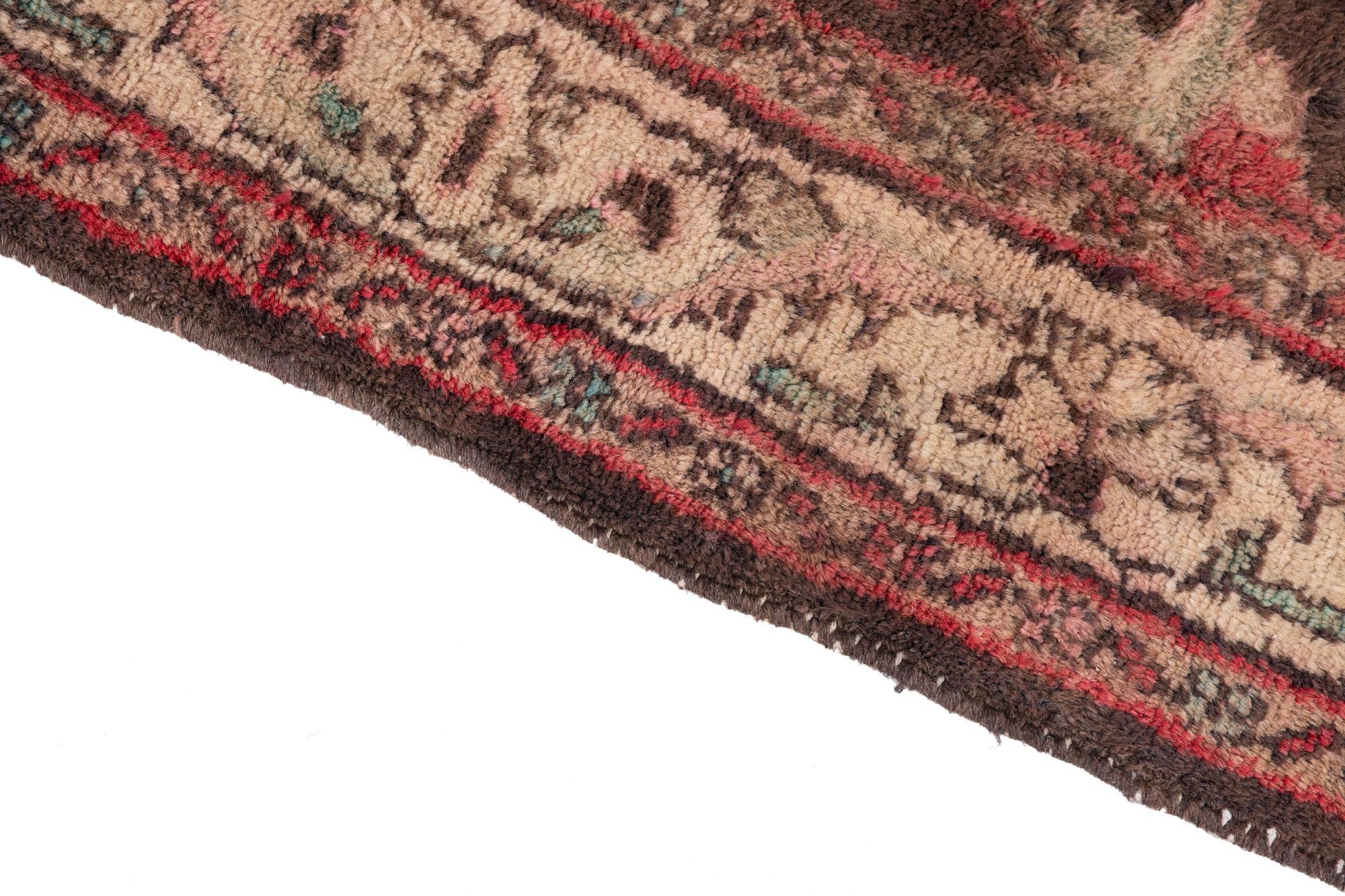3' 4 x 6' 3 Hand Knotted Ultra Vintage Persian Wool Rug
