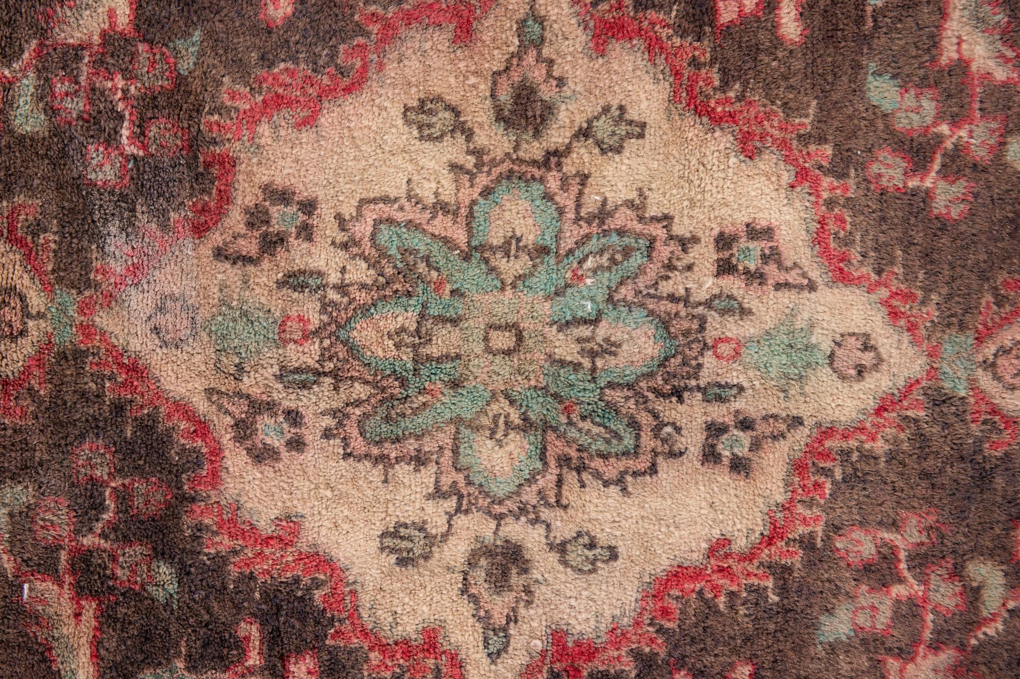3' 4 x 6' 3 Hand Knotted Ultra Vintage Persian Wool Rug