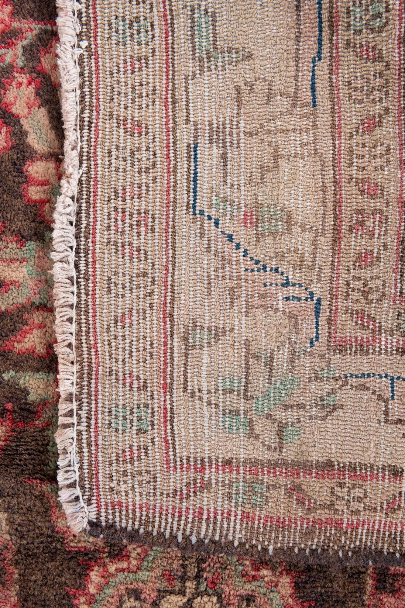 3' 4 x 6' 3 Hand Knotted Ultra Vintage Persian Wool Rug