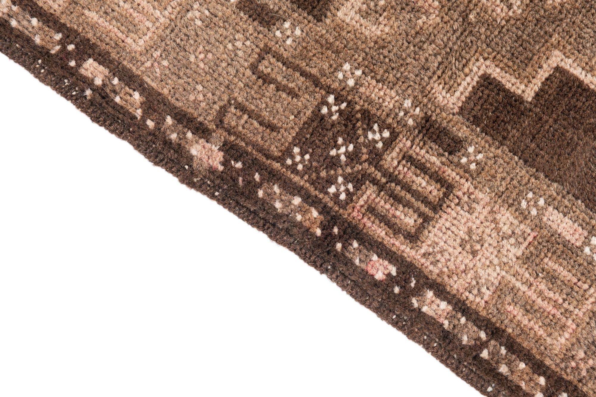 3' 6 x 6' 4 Hand Knotted Ultra Vintage Persian Wool Rug