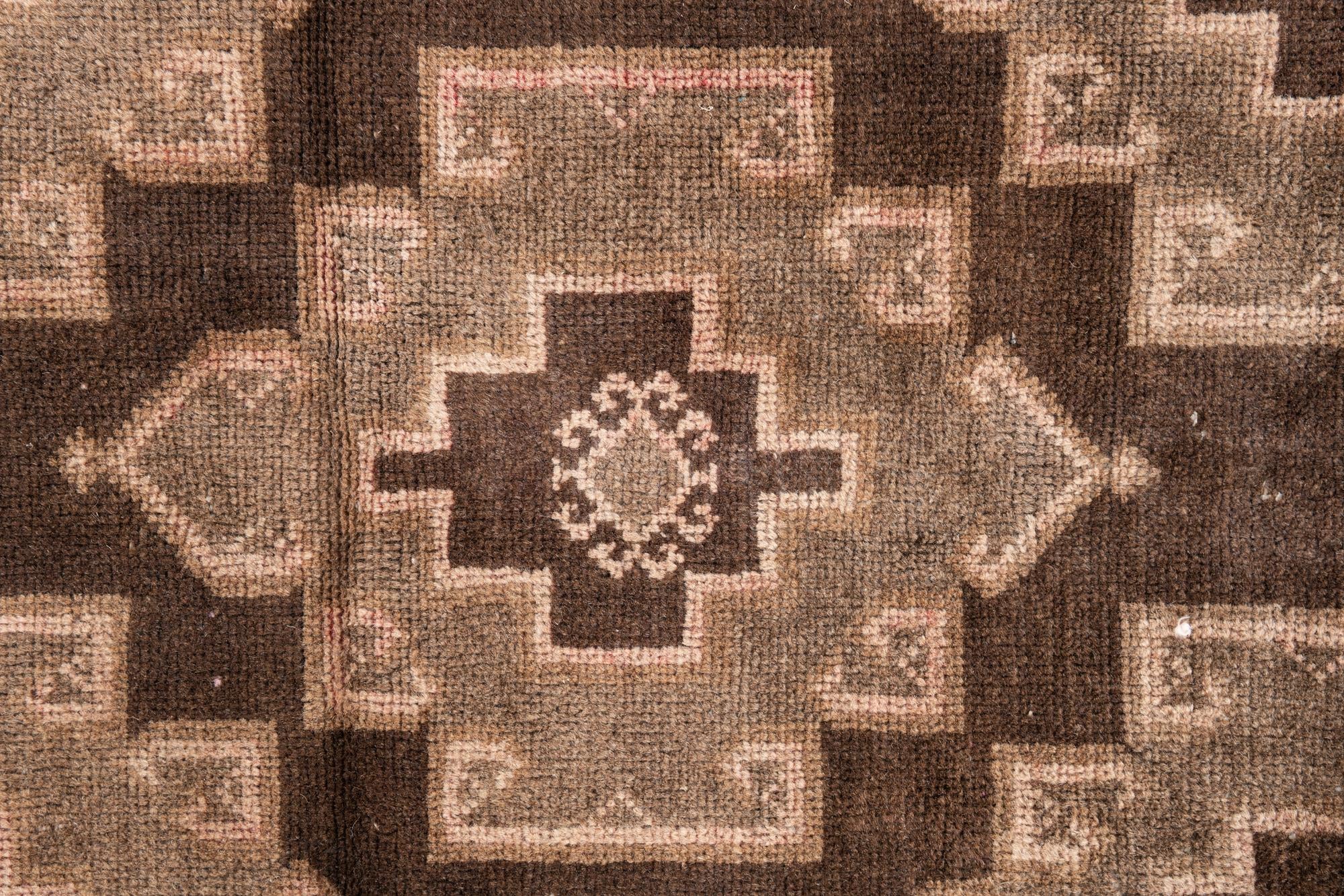 3' 6 x 6' 4 Hand Knotted Ultra Vintage Persian Wool Rug
