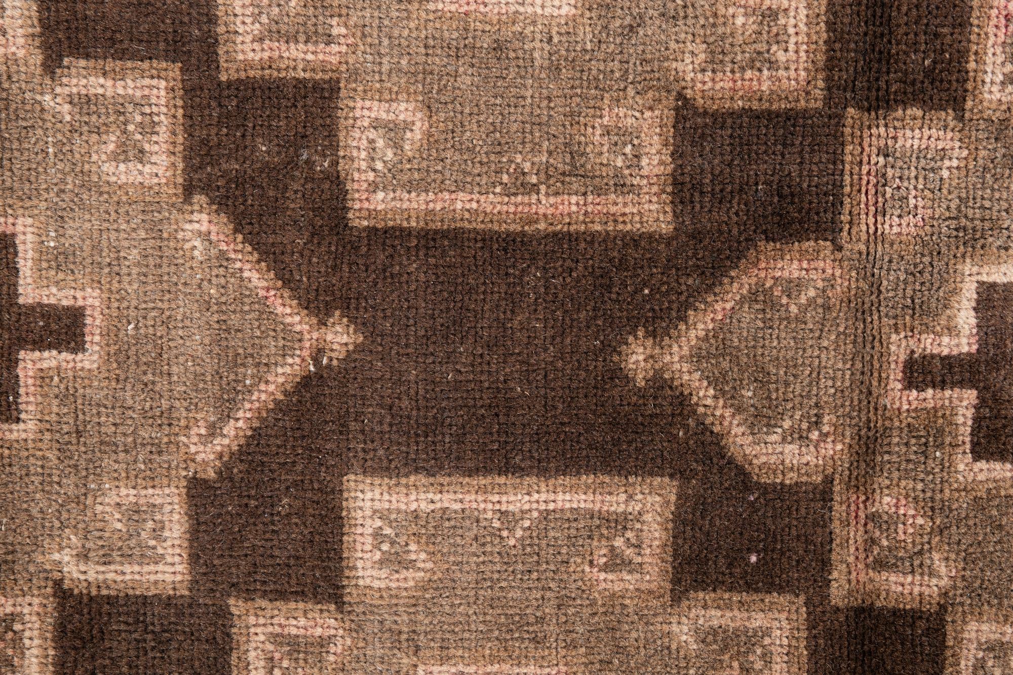 3' 6 x 6' 4 Hand Knotted Ultra Vintage Persian Wool Rug