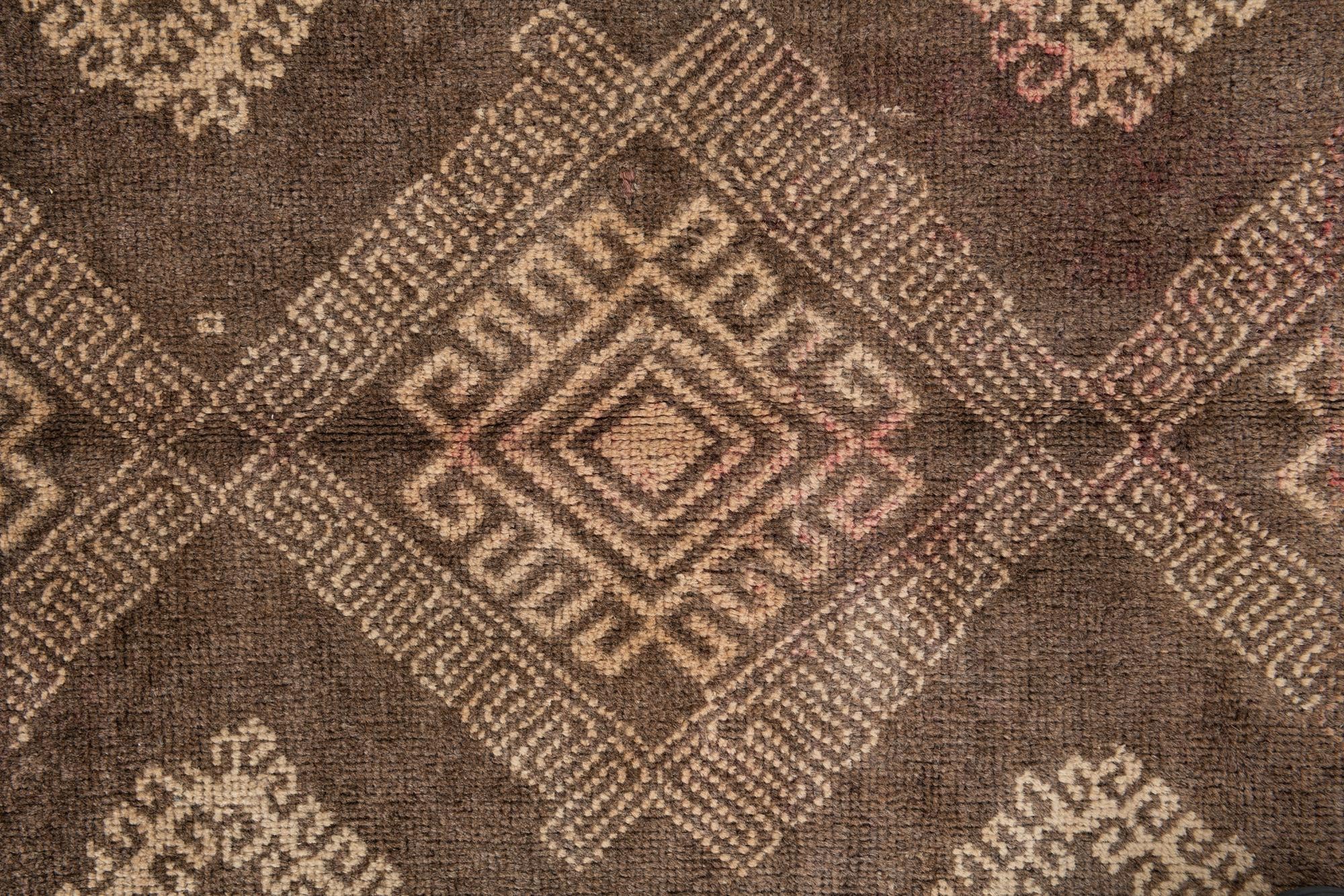 4' 1 x 7' 1 Hand Knotted Ultra Vintage Persian Wool Rug