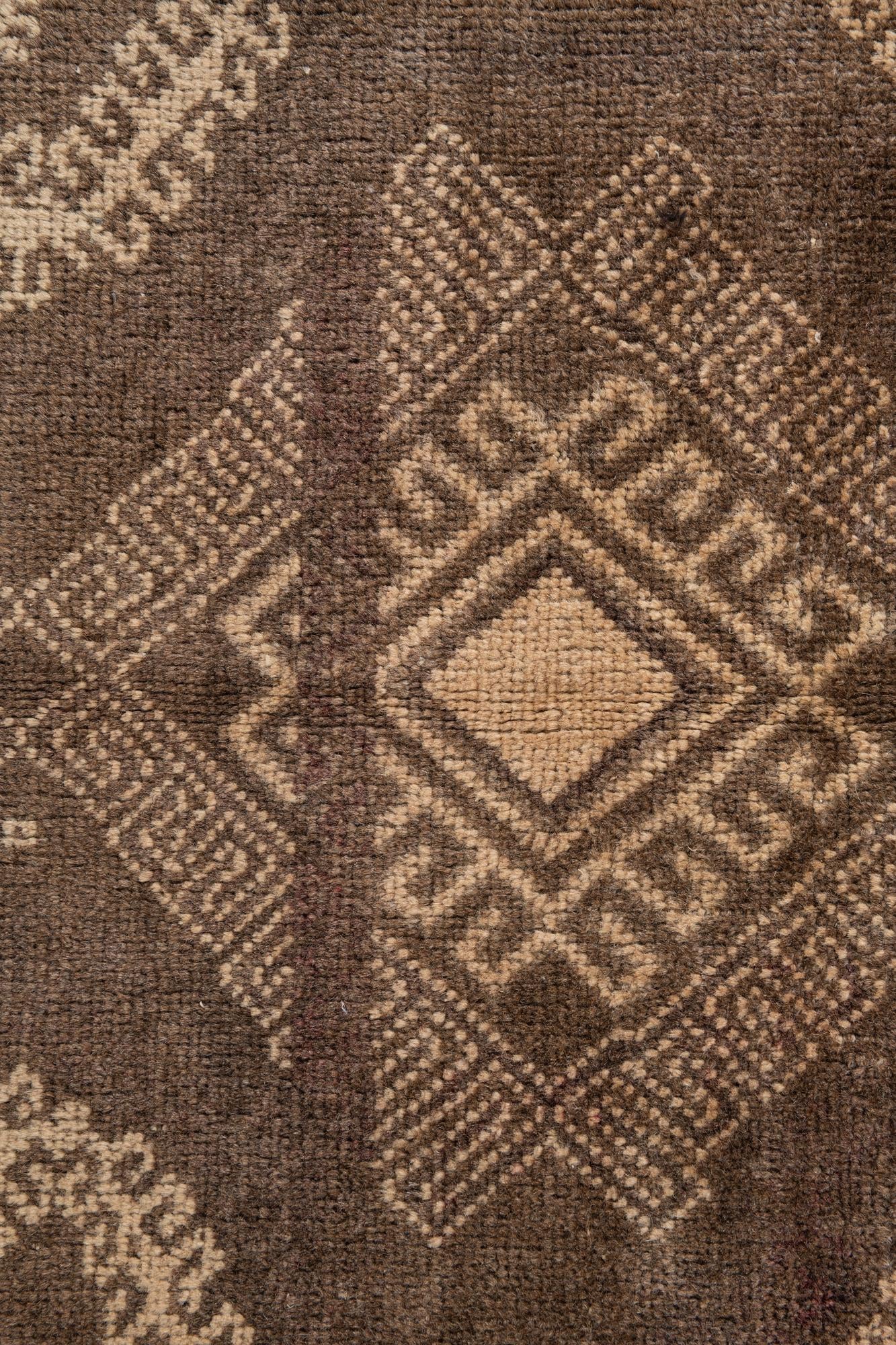 4' 1 x 7' 1 Hand Knotted Ultra Vintage Persian Wool Rug