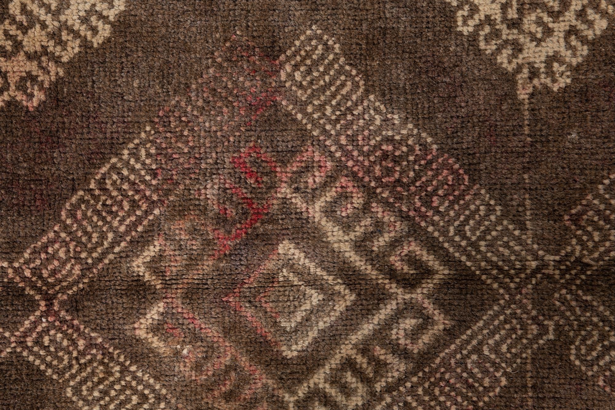 4' 1 x 7' 1 Hand Knotted Ultra Vintage Persian Wool Rug