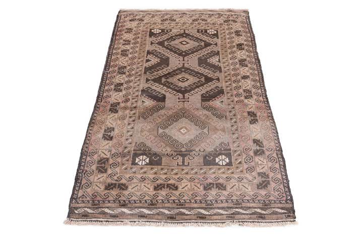 3' 5 x 6' Hand Knotted Ultra Vintage Persian Wool Rug