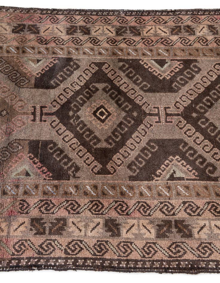 Detail image of 3' 5 x 6'  Hand Knotted Ultra Vintage Persian Wool Rug