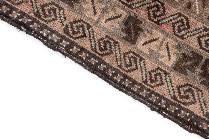 Detail image of 3' 5 x 6' Hand Knotted Ultra Vintage Persian Wool Rug