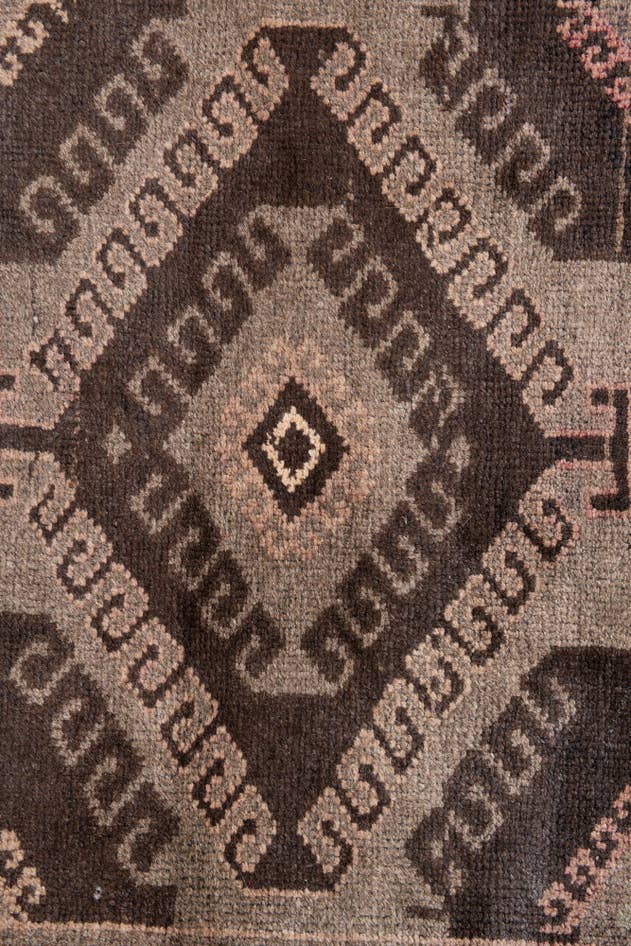 Detail image of 3' 5 x 6' Hand Knotted Ultra Vintage Persian Wool Rug