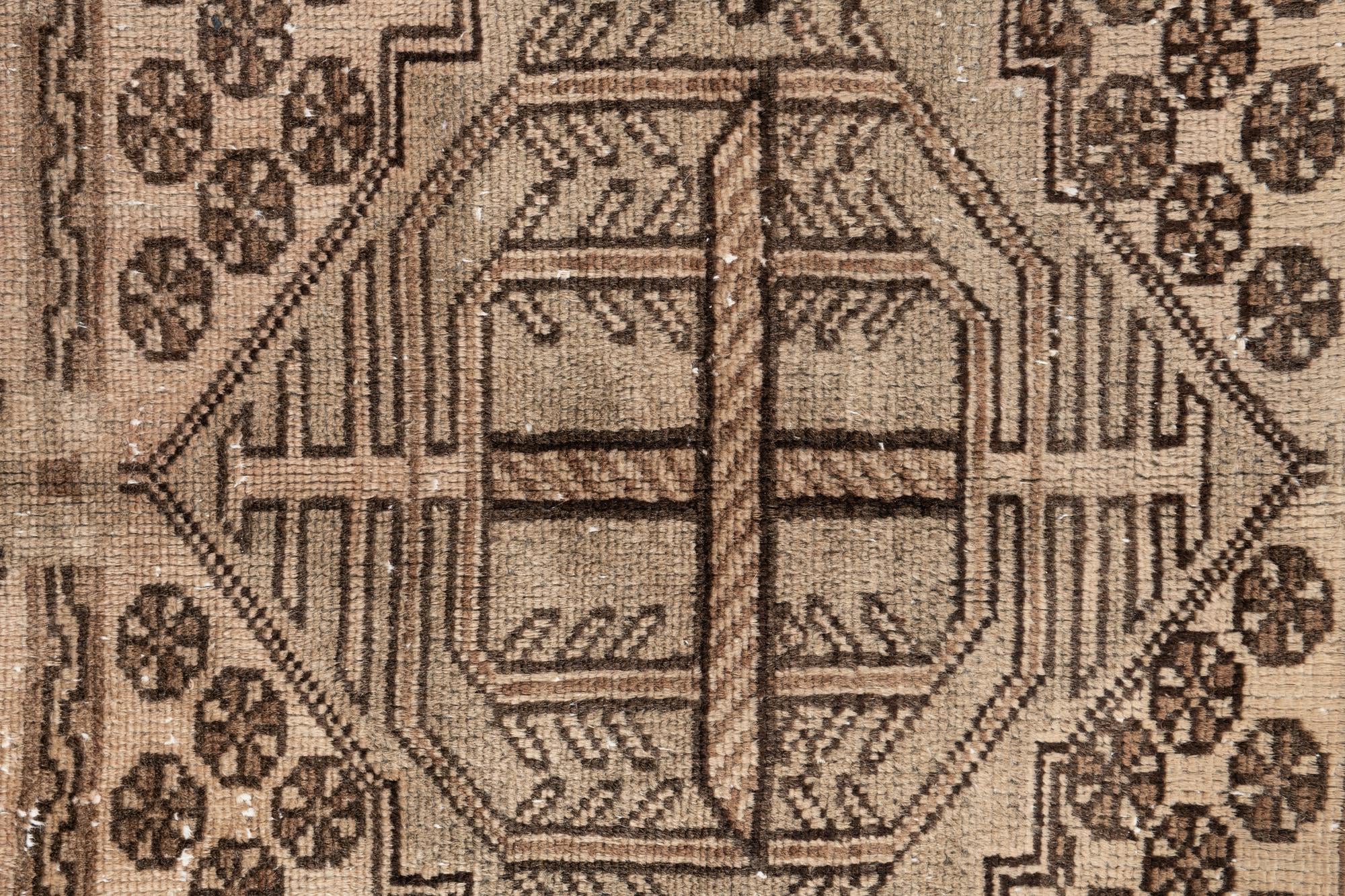 5' x 6' 6 Hand Knotted Ultra Vintage Persian Wool Rug