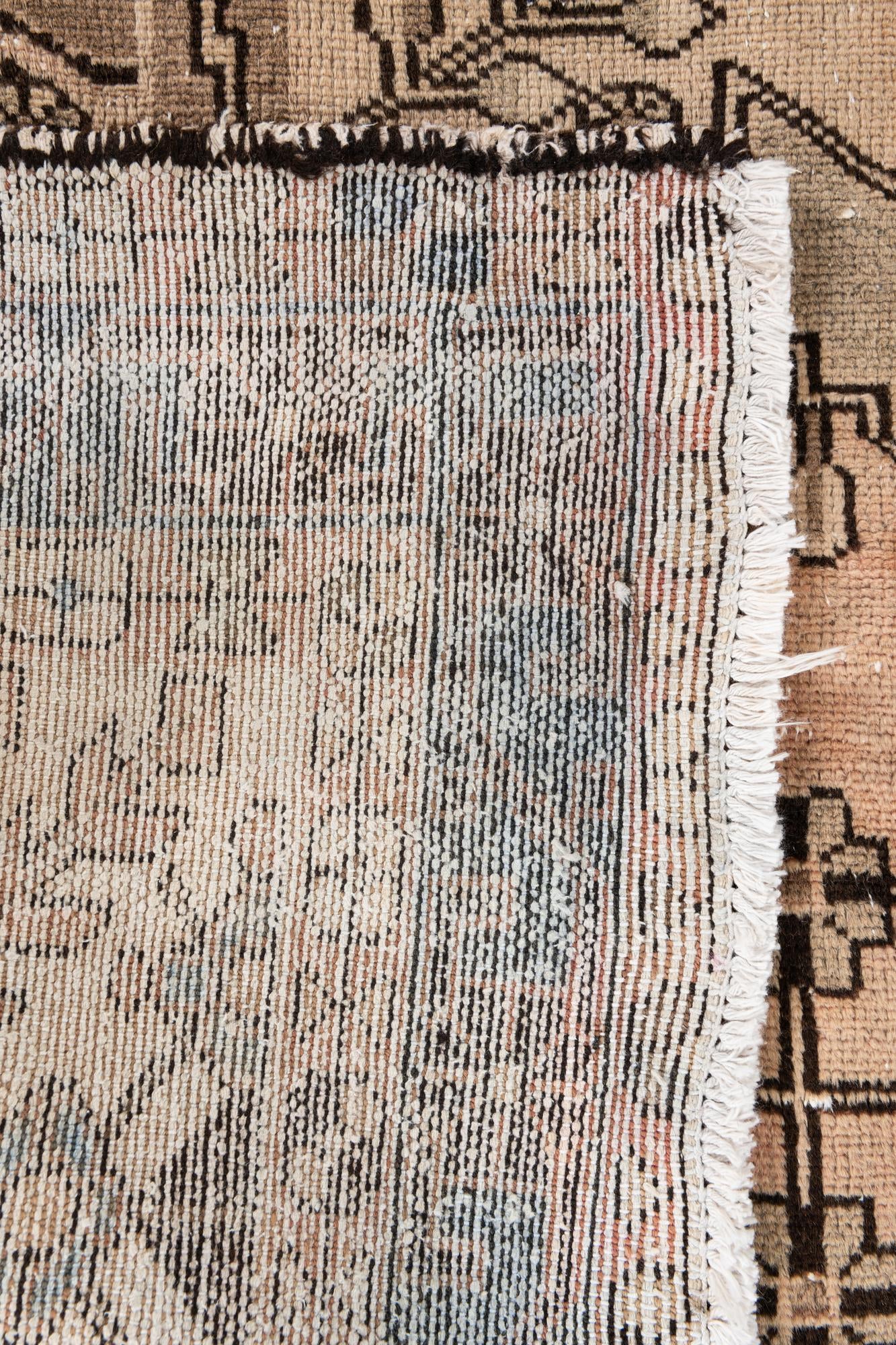 5' x 6' 6 Hand Knotted Ultra Vintage Persian Wool Rug