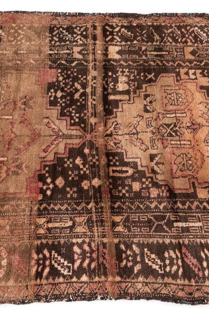 3' 8 x 5' 5 Hand Knotted Ultra Vintage Persian Wool Rug