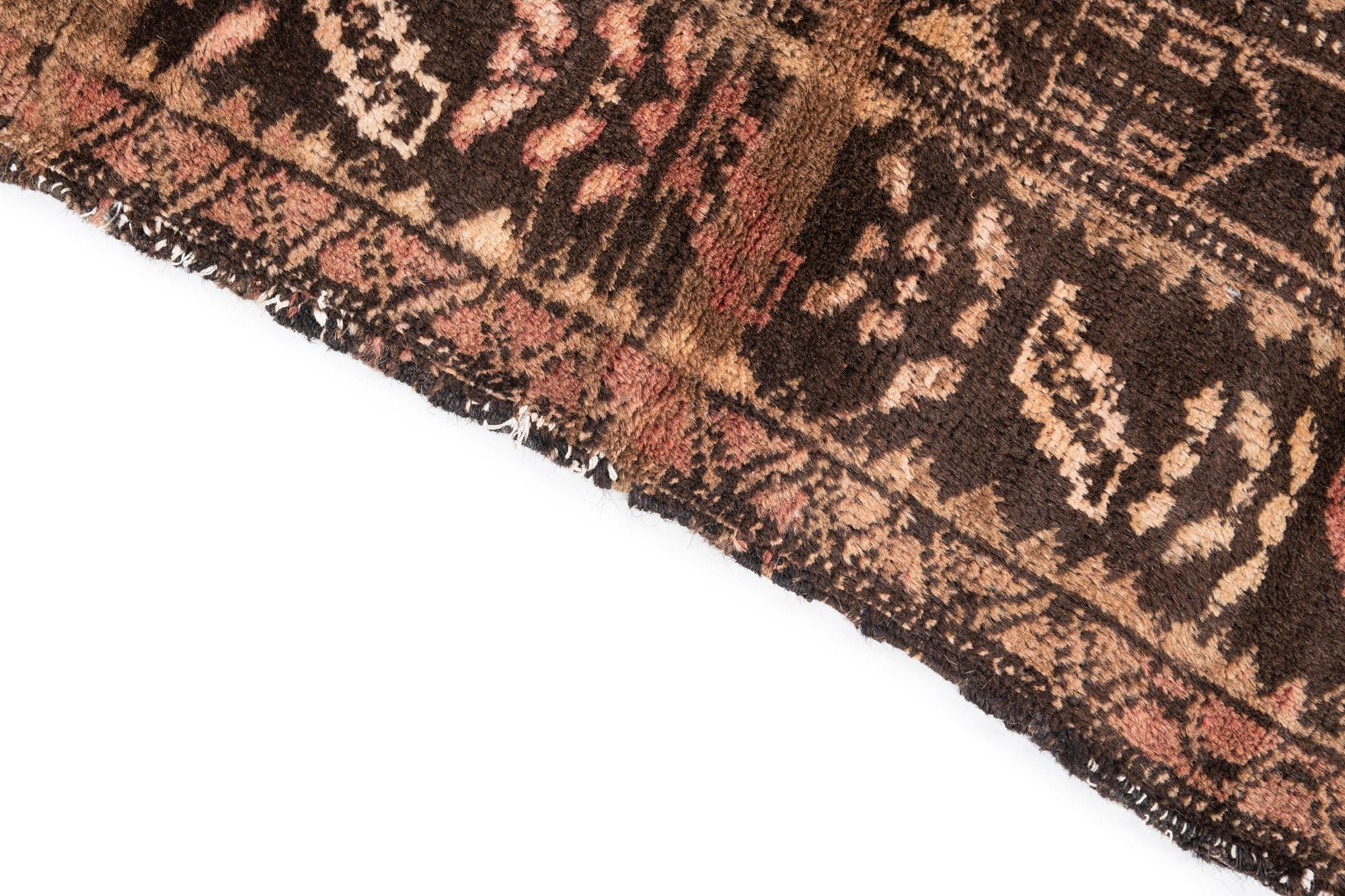 3' 8 x 5' 5 Hand Knotted Ultra Vintage Persian Wool Rug