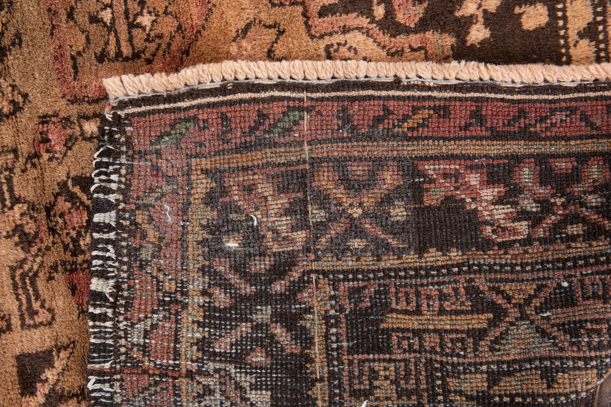 3' 8 x 5' 5 Hand Knotted Ultra Vintage Persian Wool Rug