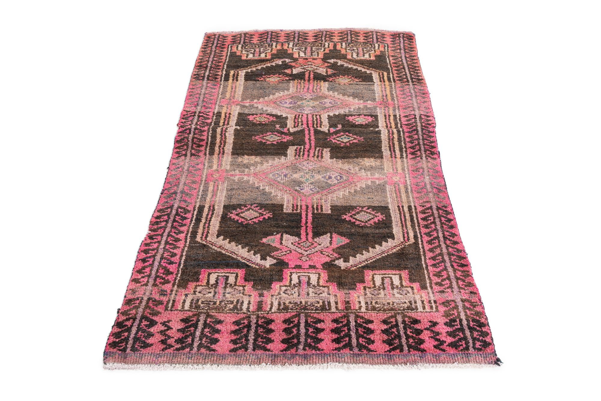 3' 4 x 6' Hand Knotted Ultra Vintage Persian Wool Rug