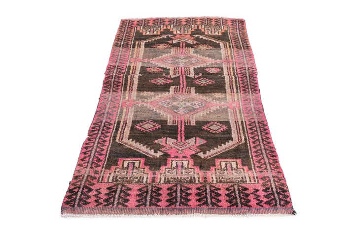3' 4 x 6' Hand Knotted Ultra Vintage Persian Wool Rug