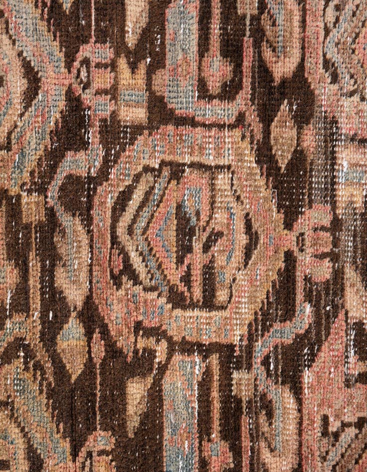 Detail image of 3' 9 x 5' 10  Hand Knotted Ultra Vintage Persian Wool Rug