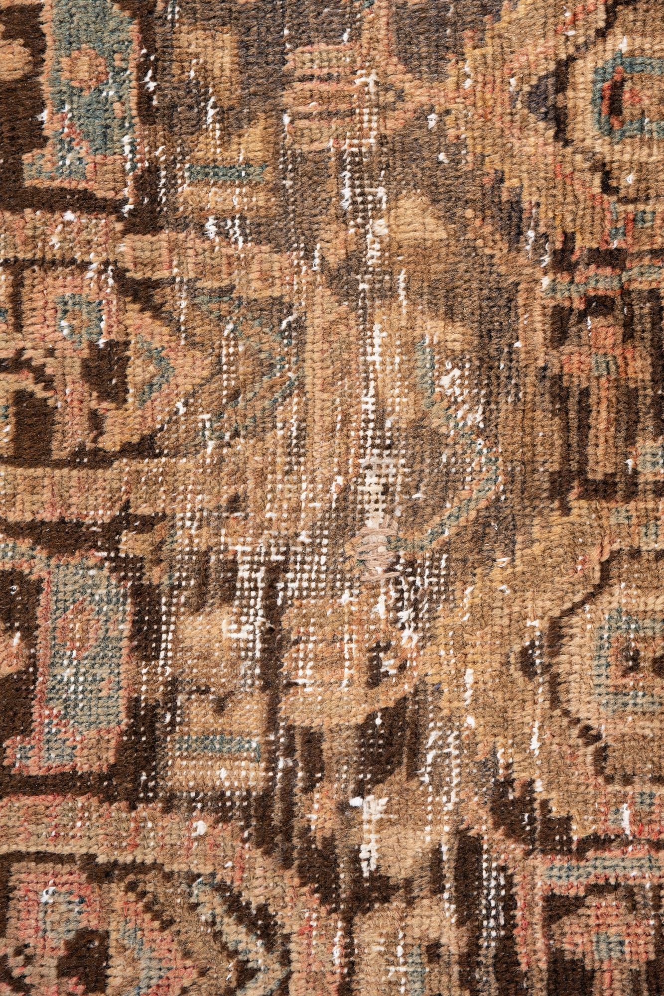3' 9 x 5' 10 Hand Knotted Ultra Vintage Persian Wool Rug