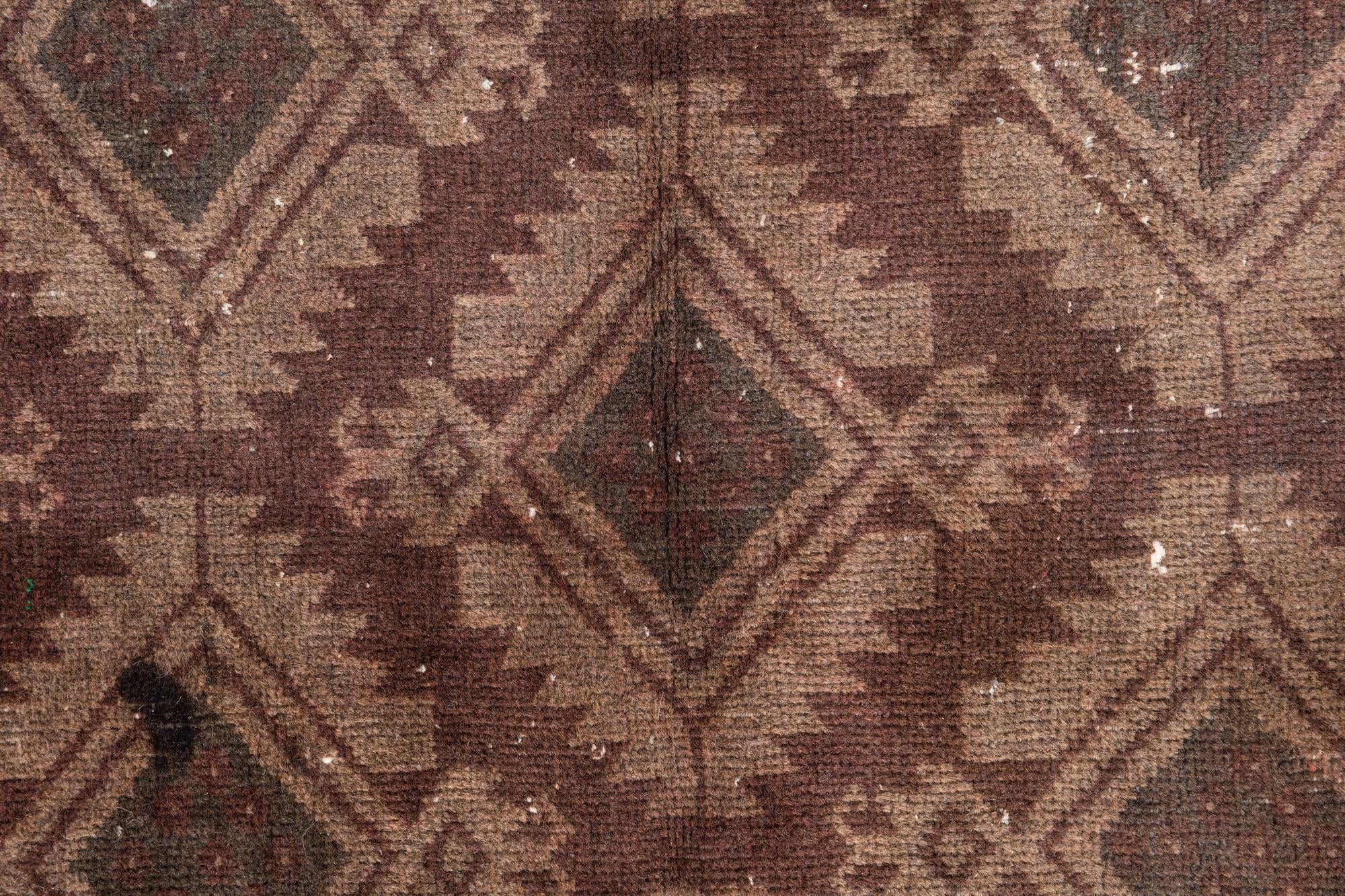 3' 9 x 6' 4 Hand Knotted Ultra Vintage Persian Wool Rug