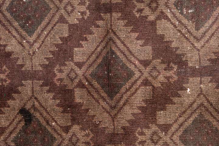 3' 9 x 6' 4 Hand Knotted Ultra Vintage Persian Wool Rug