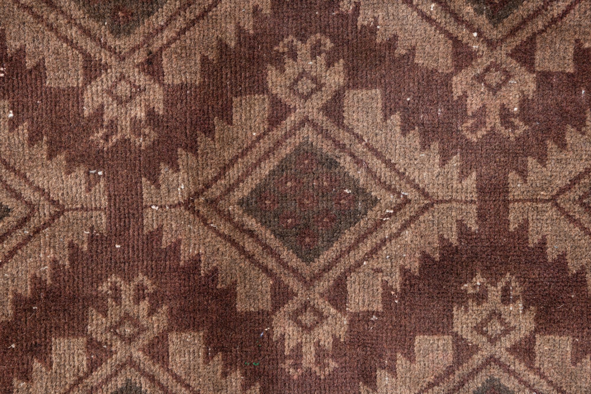 3' 9 x 6' 4 Hand Knotted Ultra Vintage Persian Wool Rug