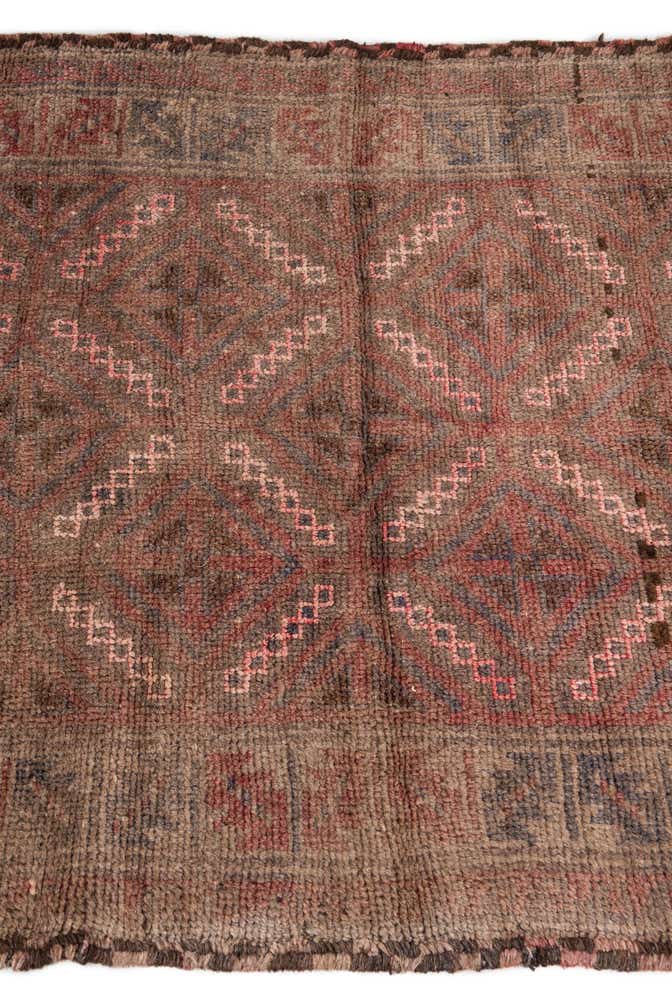 2' 10 x 4' 10 Hand Knotted Ultra Vintage Persian Wool Rug