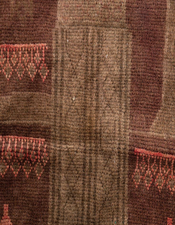 Detail image of 3' 1 x 4' 7  Hand Knotted Ultra Vintage Persian Wool Rug