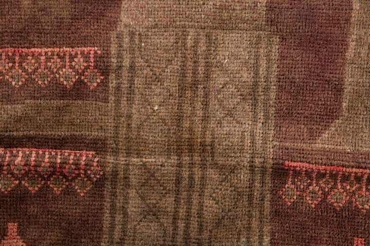 3' 1 x 4' 7 Hand Knotted Ultra Vintage Persian Wool Rug