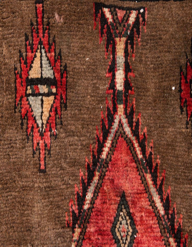 Detail image of 3' 1 x 4' 8 Hand Knotted Ultra Vintage Persian Wool Rug