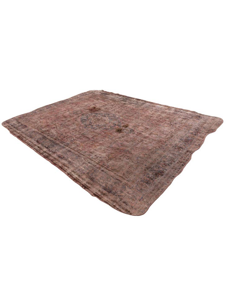 Detail image of 9' 7 x 12' 6 Hand Knotted Ultra Vintage Persian Wool Rug